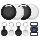 SUOOCH Air Tracker Tags 4-Pack, Item Finders Work for Apple Find My APP (iOS Only) Tracker Tags for Keys, Luggage, Bag etc, Replaceable Battery Last 1 Year, Loud Beep, Waterproof with Holder Keychain