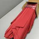 Blissun 7.5 ft Patio Umbrella, Yard Umbrella, Outdoor Market Umbrella with Push Button Tilt Crank (Red)