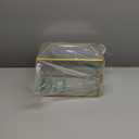 HighFree Glass Wedding Card Box with Lock, Gold Clear Card Box, Decorative Gift Card Box for Baby Shower, Birthday Party, Bridal Shower (Clear, Large)