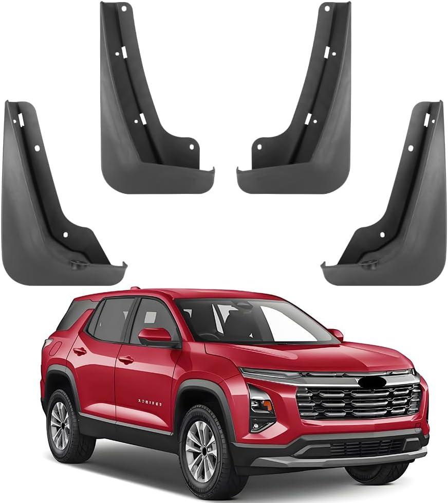 Car Mud Flaps Splash Guards Mudflaps for Chevrolet Chevy Equinox 2025 2026 (NOT Fit Equinox EV) Auto Exterior Accessories Tire Mudguards Wheel Inner Fender Liner Guard Flap Fenders Accessory