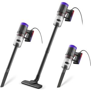 Stick Vacuum Cleaner Corded, 710W Powerful Suction, Lightweight 3.7lbs, 2-in-1 Handheld, 16.4ft Cord, Purple - Ideal for Hardwood Floors & Carpet (Model: 588-710)