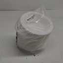 Freshware Paper Bowls - Disposable 16 oz. Soup Bowl, 125-Pack Biodegradable Sugarcane Fiber Serving Bowls - Heavy Duty Bagasse for Hot Food Plates - Microwave & Freezer Safe, Stackable Dinnerware (White)