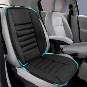 Car Seat Cushion, Memory Foam Cushion for Car Seat, Lumbar Support Pillow, Seat Cushion for Full Back and Seat, Ideal for Car Seat Driver, Office Chair, Wheelchair and Back Pain Relief (Black), Big