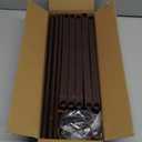 LANTEFUL 3 Tier Shoe Rack for Closet Shoe Organizer with 5 Hooks, Long Shoe Shelf Storage for Shoe and Boot Stackable Free Standing Shoe Rack for Entryway, Garage, Small Spaces, Dorm, Brown