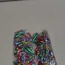 24 Feet Exquisite Christmas Tree Decor Acrylic Beads Xmas Tree Garland Multicolor Glitter Hanging Bead Decorations Garland for Trees Indoor Outdoor Home Decor Use(Retro Multicolor)