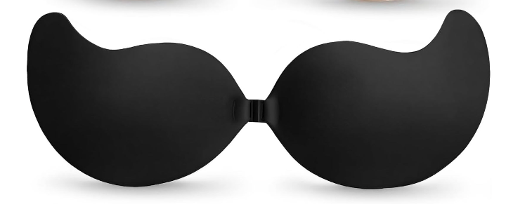 Cmojsk Adhesive Invisible Backless Nipple Covers, Beige