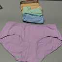 INNERSY Womens Underwear Cotton Hipster Panties Regular & Plus Size 6-Pack (Large, Bright Basics)