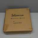 Selamica 8 inch Porcelain Dinner Plates, Large Size Serving Plate for Salad, Pancakes, Steak, Set of 6, Vintage Blue