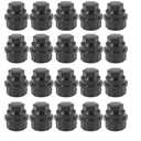 20PCS Black 24mm/0.94" Vinyl Lug Bolt Cover Wheel Nut Cover Caps for Buick for Chevrolet for GMC for Pontiac for Saturn for Oldsmobile Replaces 9593028