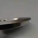 Stainless Steel Kids Plates Set of 4, 9" Portion Control Plates Divided Plate for Adults Toddlers Balance Lunch, Bariatric & Diabetic Diet, Non Toxic Camping Metal Snack Plate for Eating