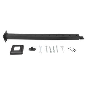 Railing Post,36"x2"x2" Level Drilled Post,Level Line Post/30 Drilled Post Steel