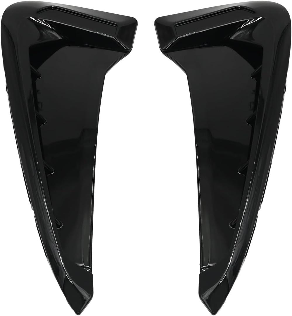 2 PCS Shark Gills Side Decoration Fender Vent Trim Replacement for BMW X5 F15 X5M F85 2014 2015 2016 2017 2018