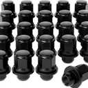 Orion Motor Tech M12x1.5 Lug Nut Set, Black 12x1.5mm Wheel Lug Nuts with Mag Seat, 24Pcs Hex Tuner Lug Nuts Compatible with Toyota Camry RAV4 Highlander Corolla Tacoma 4Runner Prius Sienna