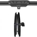 Mabett Upgraded Dashboard Phone Holder Mount for Ford Bronco 20212025, Aluminum Dash Multi-Function Bracket with 1 Phone Holder & 2 Ball Mounts, Easy Install Slide Rail System (Not for Bronco Sport)