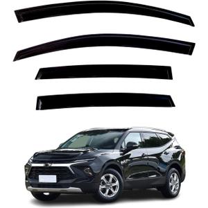 4Pcs Window Visors Vent Deflectors for Chevrolet (Chevy) Blazer 2019-2024 Rain Guards Shade