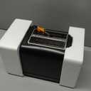 Black Toaster 2 Slice, Extra Wide Slot Toaster for Bagels, Bread, Waffles, 7 Shade Settings, 4 Main Functions, Removable Crumb Tray, 900 Watts Toasters, Black Stainless Steel