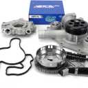 MOCA Timing Chain Kit Oil Pump Water Pump Compatible with 2006-2010 for Dodge Charger 6.1L, 2006-2010 for Jeep Grand Cherokee 6.1L, 2005-2010 for Chrysler 300 6.1L