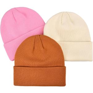Rosoz Toddler Beanie Boys Girls Baby Knit Warm Beanies Kids Children Winter hat Caps