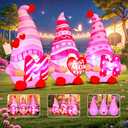 6FT Mother's Day Decorations Happy Mother's Day Inflatables Outdoor Decorations, Inflatable Mother Day Blow up Outdoor Decorations, Build-in LED Lights for Garden, Yard, Lawn, Outdoor, Holiday Decor