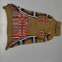 PUPTECK Dog Sweaters for Large Medium Small Dogs - Fall Classic Plaid Style Puppy Holiday Winter Coat Clothes Warm