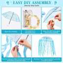 Dansydaisy Jellyfish Umbrella Costume LED DIY Halloween Cosplay