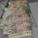 zesthome Runner Rug 2x5 - Stain Resistant Machine Washable Rug, Non Slip Vintage Hallway Runner Rugs, Low Pile Lightweight Runners for Kitchen, Entryway and Corridor (Orange)