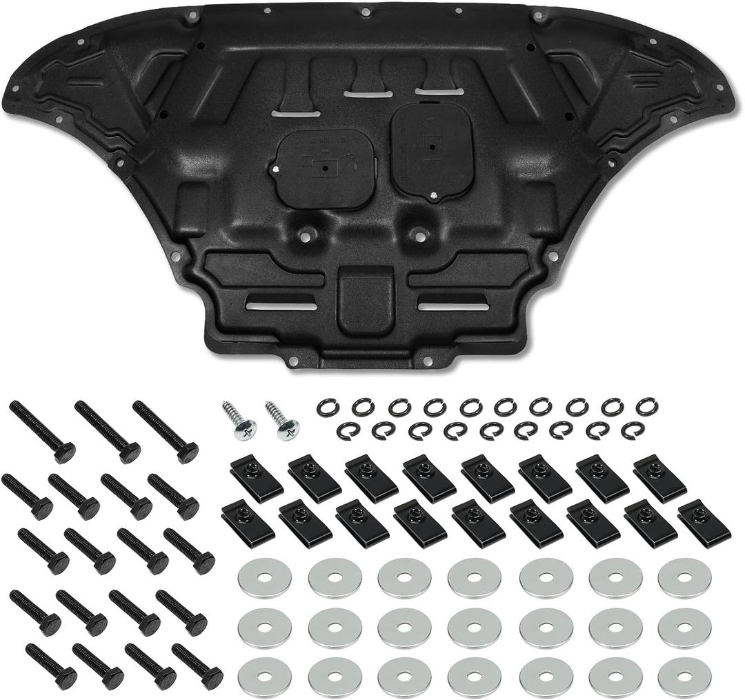 Under Engine Splash Shield Fit for 2017-2024 Audi Q7 3.0L,Replacement Front Engine Cover Guard Mud Flaps