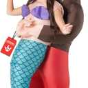 Morph Mermaid Costume Adult, Pirate Mermaid Costume Women, Inflatable Costumes for Adults, Blow Up Costumes for Adults, One Size