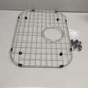 Serene Valley Sink Bottom Grid 19-1/16" x 13-5/8, Rear Drain with Corner Radius 3-1/2", Sink Protector NLW1914R