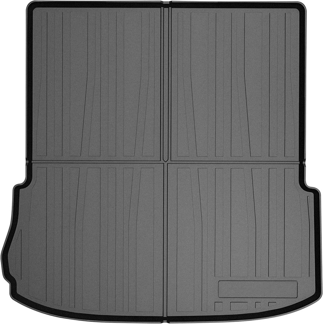 Mixsuper Cargo Liner for 2011-2019 Explorer, All Weather Cargo Mat for Explorer Rear Trunk Liner, Black
