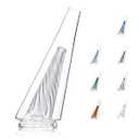 Colorful Glass Bottle, Home Glass Decorations, can Insert Dried Flowers, Small Glass vase Desktop Decorations (White)