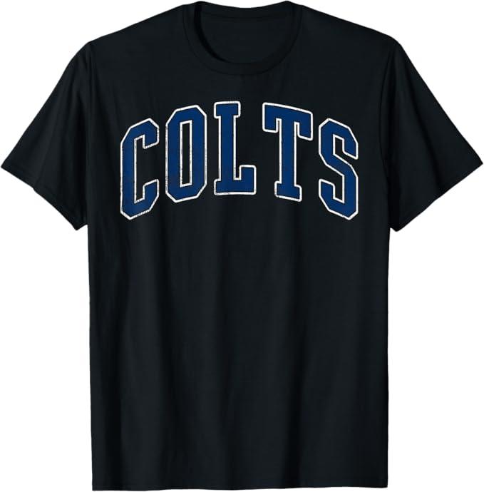 Colts Name Vintage Retro Gift Men Women Boy Girl T-Shirt, Size L