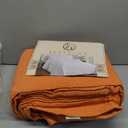 Superior Cotton Fleur De Lis Bedspread Set, Warm Blankets, All-Season Bedding, Bedroom Decor, Decorative Boho Medallion Coverlet, Includes 1 Bedspread, 2 Pillow Shams, Queen, Mandarin