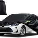 Car Cover Custom Fit for Toyota Corolla 2000-2025, Honda Civic 1991-2025, Waterproof All Weather Full Exterior Cover Rain Sun Protector Car Cover with Door Zipper