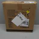 LUE BONA Vanity Stool, Gray Vanity Stools for Makeup Room, Round Ottoman Foot Stool, Velvet Footrest Vanity Chair for Bathroom Vanity, Bedroom, Living Room, Entryway, Offices (Grey)