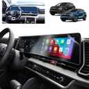 for 2025 Kia Sportage Screen Protector for 2023-2025 Sportage SX Prestige/X-Pro Prestige 12.3-in Display for Kia Accessories Anti-Scratch Nano Protective Film 2PCS