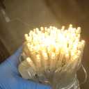 JMEXSUSS 200 LED String Lights Indoor Outdoor Clear Wire, Connectable Warm White Christmas String Lights for Bedroom, 66 Ft Twinkle Fairy Light Plug in for Wedding Home Tree Yard Patio Spring Decor