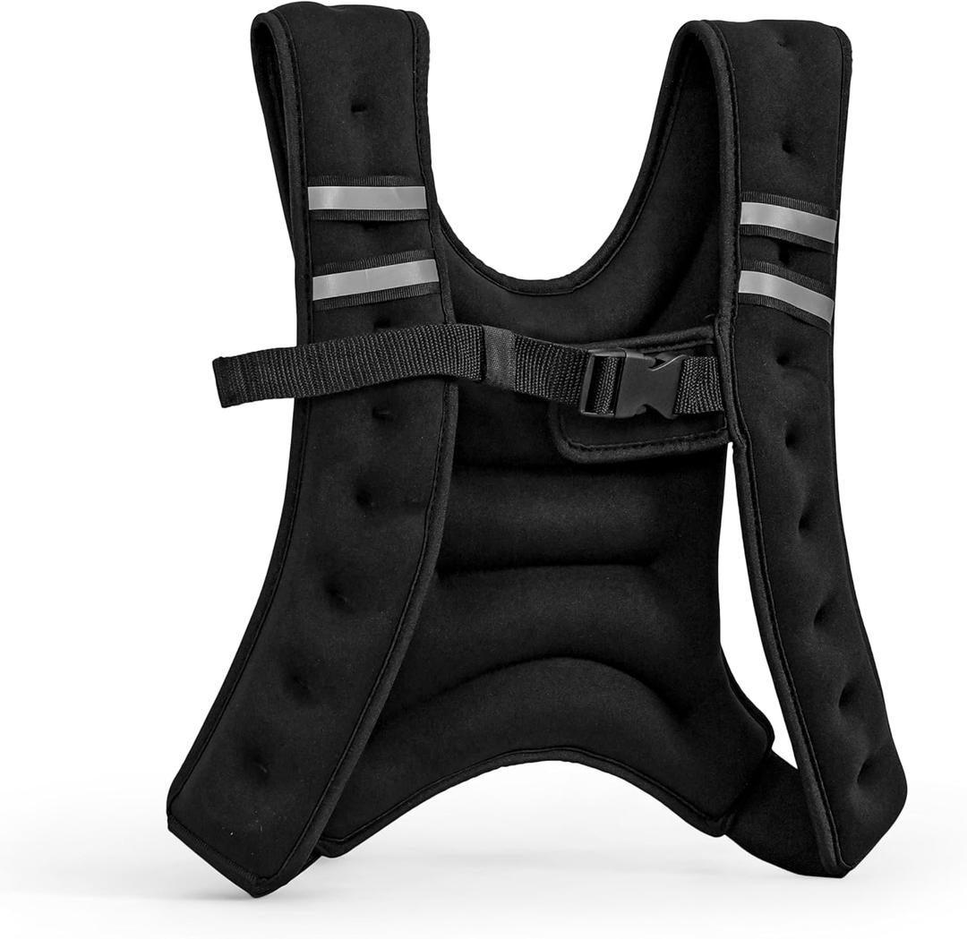 Tone Fitness Black Weighted Vest, 12 Lbs