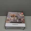 cuomaop Deep Fryer Pot, 304 Stainless Steel Japanese Frying Pot with Oil Drain, Temperature Control and Lid, Tempura Deep Fryer Pot for Kitchen Stove/Induction Cooker French Fries Fryer Chicken 9.4"