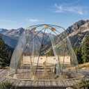 10x10 ft Outdoor Pop Up Bubble Tent, 4-6 Person Garden Dome Igloo Tents with Rainproof & Windproof Design for Camping, Backyard Events and Beach