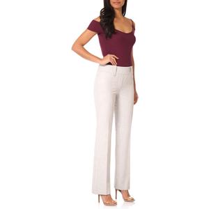 Rekucci Women's Desk to Dinner Pull On Stretch Bootcut Trouser Dress Pant w/Tummy Control (Gray)