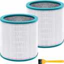 2 Pack Replacement Air Purifier Filters for Dyson Tower Purifier Pure Cool Link TP01 TP02 TP03 BP01, AM11, Dyson BP01 Models, Compared to Part # 96812603  Premium Activated Carbon Filters