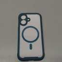 Miracase for iPhone 16 Case 6.1'', [Bubble Free] Full-Body Bumper Phone case with Built-in Full Glass Screen &Lens Protector,No Gap,Compatible with MagSafe,Drop Proof 16 Cover,Green