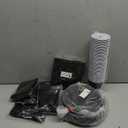 MirthMood 350PCS Black Disposable Plates,Black Plates,Plastic Party Supplies, Includes 50 Dinner Plates, 50 Salad Plates, 50 Silverware, 50 Napkins and 50 12OZ Cups for Wedding & Birthday & Party