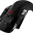 Rear Fender with LED Fascia System Fit For Harley Touring Road King CVO Road Glide Ultra Classic Electra Glide Street Glide 2009-2013 (Color : Smoke Lens)
