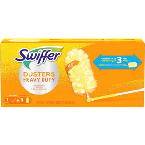 Swiffer 360 Dusters Extender Kit, 3 Unscented Dusters With Extendable handle