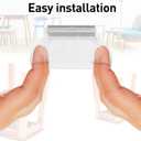 0.75" x 1.5" Rectangle Chair Leg Protectors for Hardwood Floors, Silicone Covers to Protect Wood Tile Floors Felt Pads Furniture Leg Caps Reduce Noise, Easy to Move.16 PCS Clear.