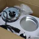 Chocolate Melting Machine Electric Heating Chocolate Tempering Machine Melting Pot Fast and Even Melting Ideal Create for Chocolate,Candy,Butter Making Warming Coffee Milk Wine (Double)