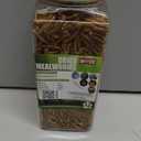 Reptile Food Dried Mealworms Pet Worms Food for Bearded Dragon, Lizard, Turtles, Chameleon, Monitor, Frog, Sugar Glider, Chickens, Birds, Hamsters and Hedgehogs (3.5 OZ)