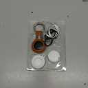 Air Tracker Tags-2 Pack, Smart Trackers, Item Locator Tags Works with Apple Find My | iOS Only | 2 Different Cases | Replaceable Battery | Water-Resistant | Item Finder for Key, Luggage, Backpack,Bike